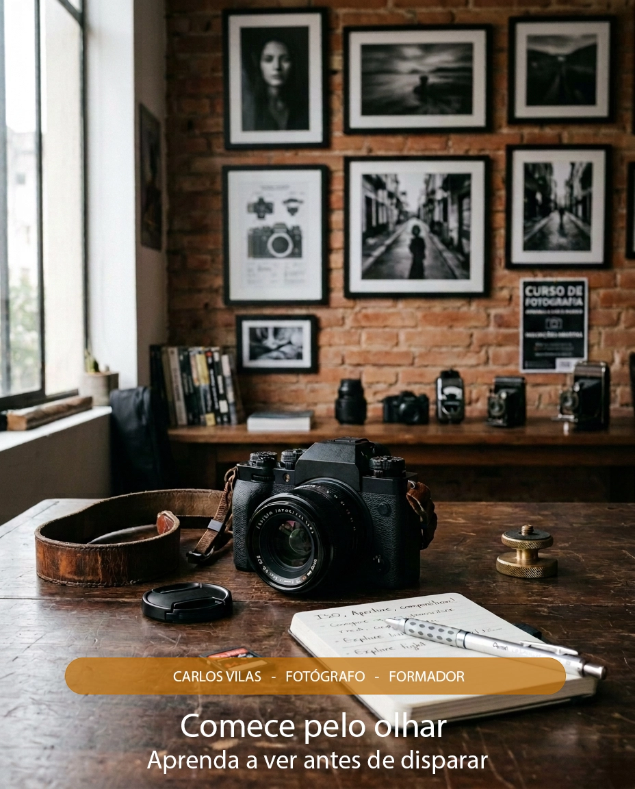 Curso de Fotografia e Edição de Imagem Carlos Vilas